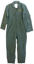 Coverall Flyers Jumpsuit 42R Grn CWU-27/P Gibraltar Ind Long Sleeve Flame Res VG