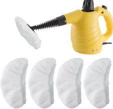 4x Reusable Steam Mop Pads Microfiber Cleaning Cloth for Handheld Steam Cleaner