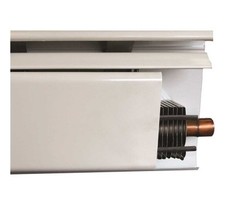 Heat Base 750 3 ft. Fully Assembled Enclosure and Element Hydronic Baseboard Whi