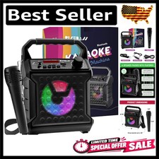 Wireless Bluetooth Karaoke Speaker with Microphone   Portable  Fun for Every...