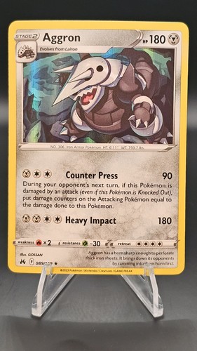 Aggron 089/159 Crown Zenith Holo Rare - Bild 1 von 2