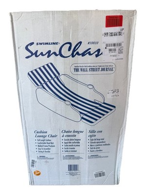 Swimline SunChaser Swimming Pool Padded Floating Luxury Chair Lounger NEW