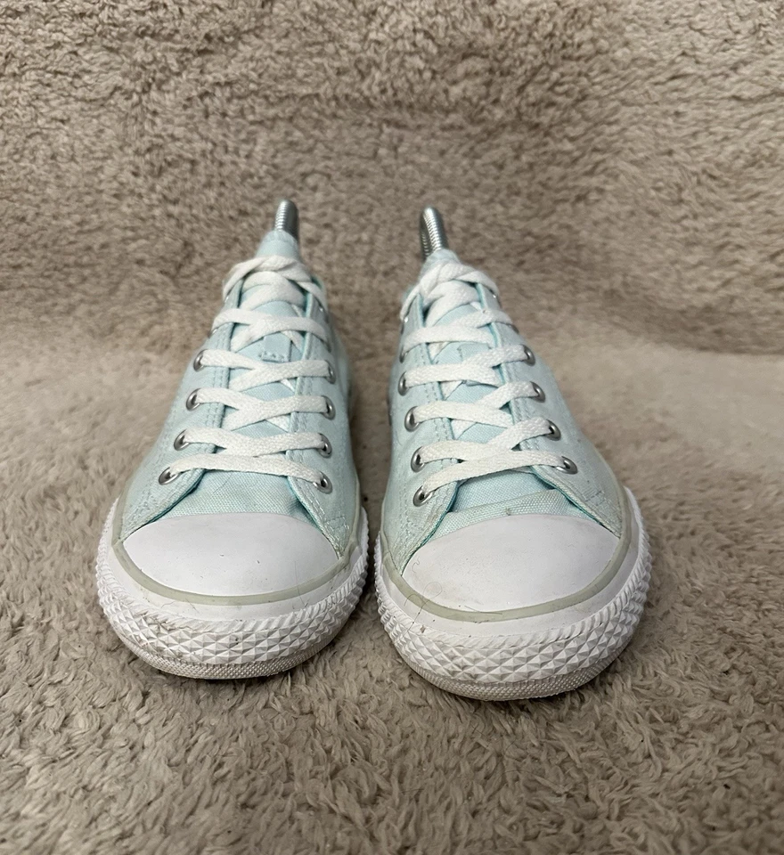 Converse Chuck Taylor All Star Zapatos Tenis Parte Superior Baja Verde Espuma de Mar Juniors 6 Foto 2 de 4