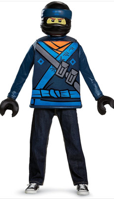Lego Ninjago Jay Blue Costume Boys (Sizes Details in Description)