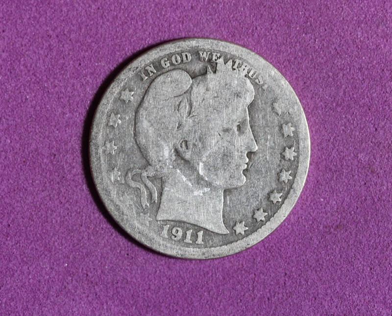 1911- Barber Quarter #P34880