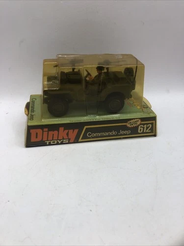 Vintage Dinky Toys No 612 Commando Jeep In Original Packaging Never Opened