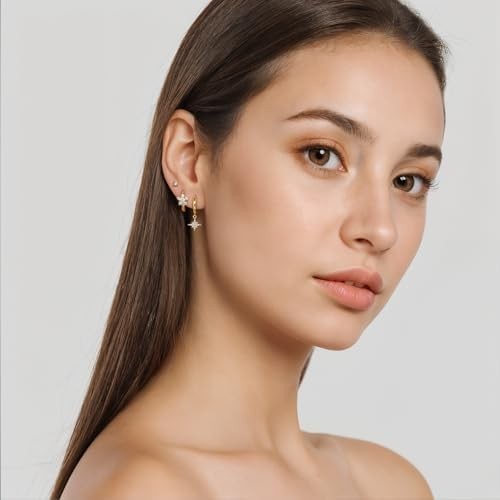 Aretes Argollas en Oro 14K Pendientes Joyería Fina de Moda Regalos Para Mujer
