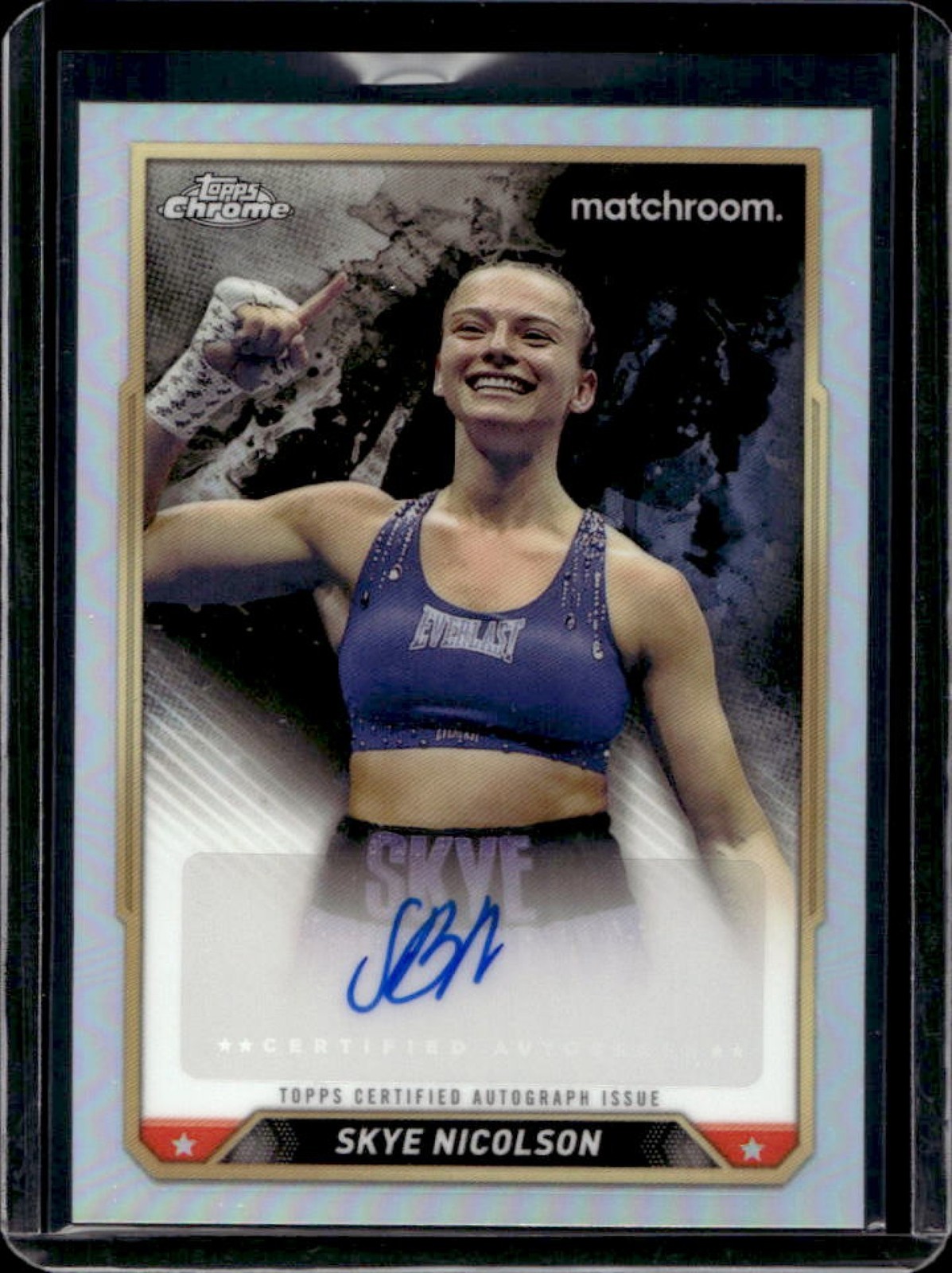 2024 Topps Chrome Skye Nicolson Auto #CBA-SNN