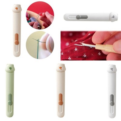 2 in 1 Einfädler Nahttrenner einfach zu bedienende Nähmaschine zum Sticken
