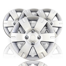 15 Wheel Covers Full Rim Hub Caps Snap On 4 Lug Bolt For 03-12 Nissan Sentra