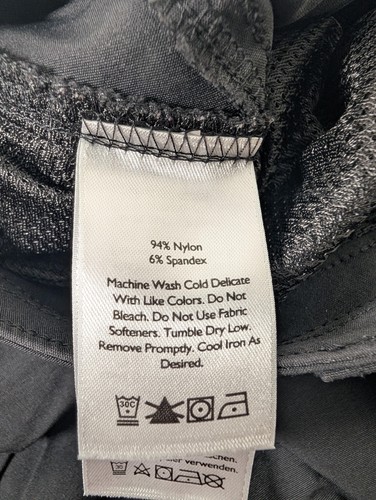 Eddie Bauer Pants Womens T8 Black First Ascent Hiking Outdoor Nylon Stretch Zip - Picture 8 of 12