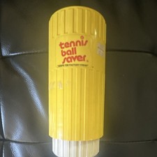 Tennis Ball Saver Yellow Container Keeps Tennis Balls Fresh