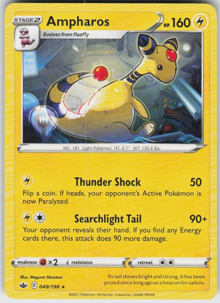 Ampharos 049/198 Rare Chilling Reign Near Mint