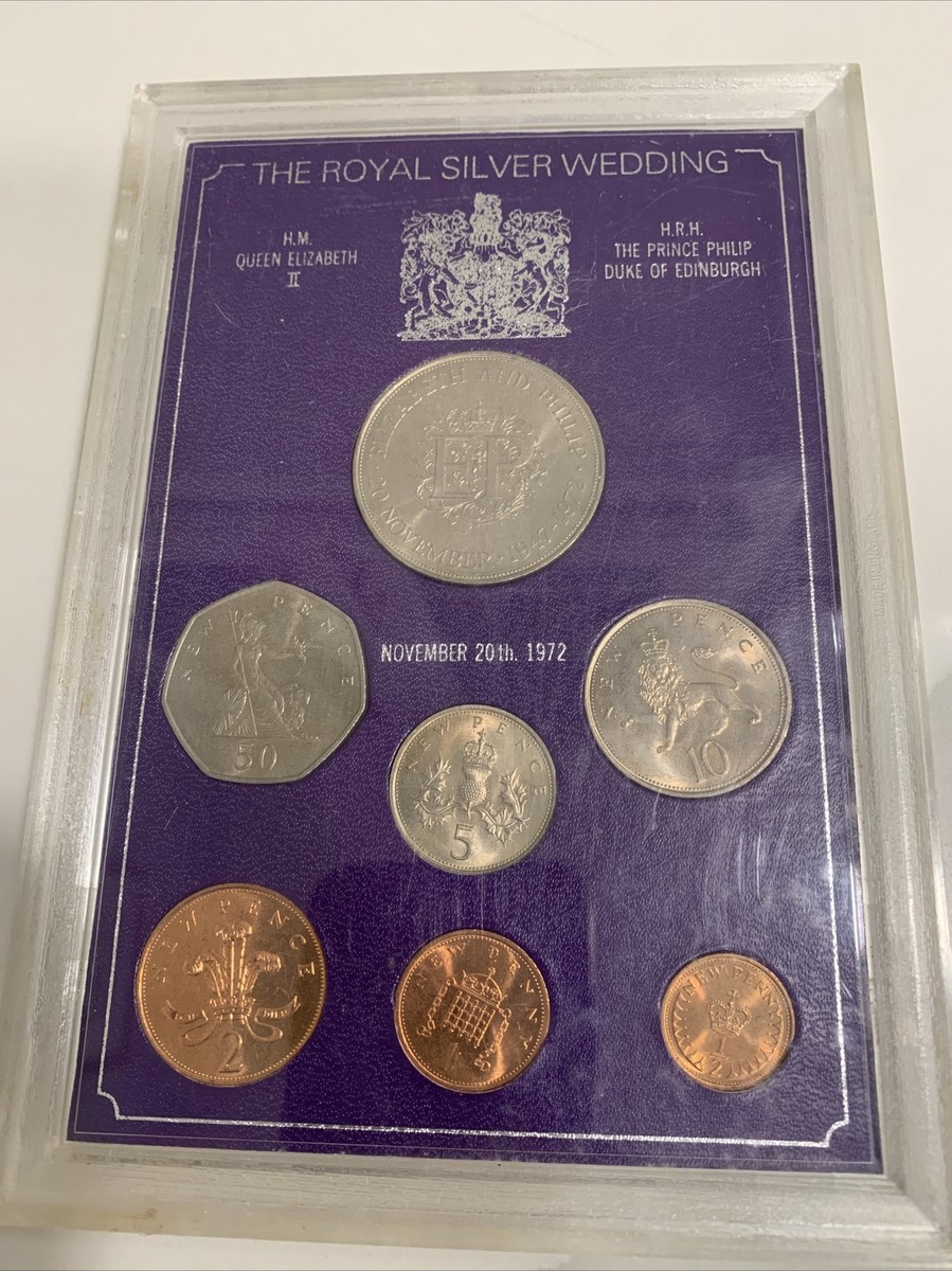 November 20th 1972 - THE ROYAL SILVER WEDDING COINS | eBay