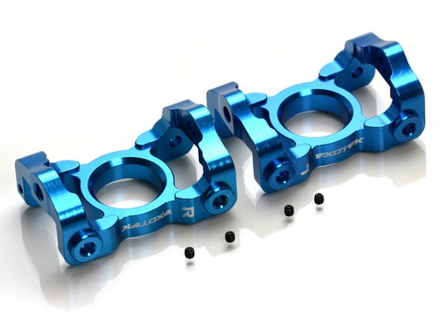 Exotek 1852BLU Heavy Duty Aluminum Front C-Hub Set for Losi 1/8 LST 3XlL - 第 1/2 張圖片