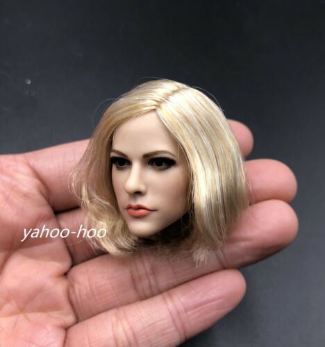 Escultura de cabeza 1/6 de abril cabello corto C para cuerpo femenino PHICEN TBL de 12" EN STOCK - Imagen 3 de 3