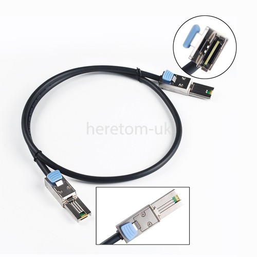 1X/2X External HD Mini SAS SFF-8088 26P to SFF 8088 Mini-SAS 26P Cable 1M/2M - Picture 3 of 11