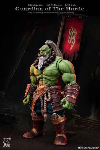 World of Warcraft BLADEMASTER Guardian of The Horde Action Figure 1/10 Scale - Picture 4 of 9