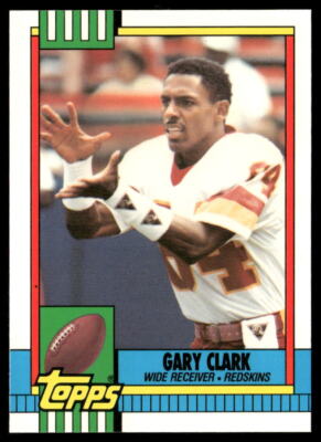 Gary Clark 1990 Topps Collector's Edition (Tiffany) #128 - Washington Redskins