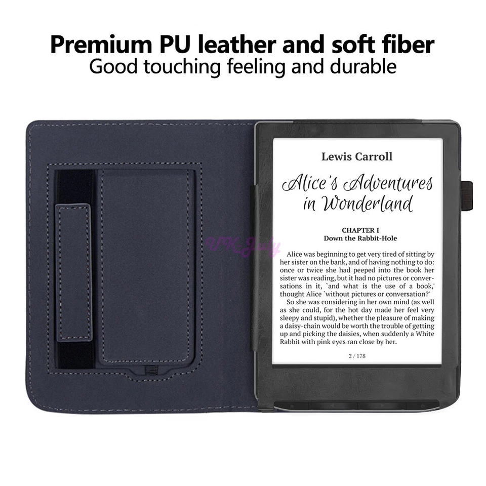Handheld For Pocketbook Verse PB629/ Lite/ Pro Case &Stand PU Leather Cover - Image 4 of 4