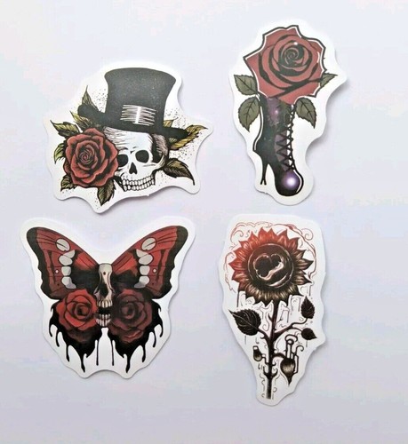 Gothic Stickers 20/50 Waterproof Vinyl Sticker For Laptop Guitar Luggage Bottle - Picture 8 of 8