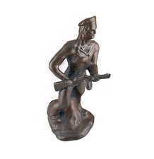 Vintage Soviet Figurine Sculpture Sailor Soldier Red Army USSR rarity 7,5 inches