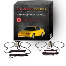 Red Angel Eye Led Headlight Halo Kit For 00-05 Chevrolet Monte Carlo Headlights Red Angel Eye Led Headlight Halo Kit For 00-05 Chevrolet Monte Carlo Headlights