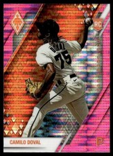 Camilo Doval 2022 Panini Phoenix Pink Pulsar RC #18 San Francisco Giants