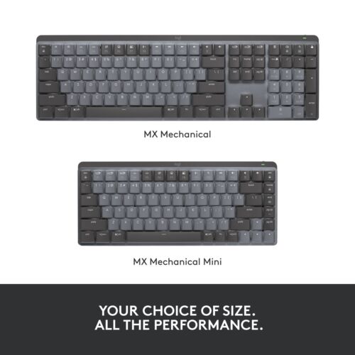 Logitech MX Mechanical Performance Mini Wireless Keyboard, Illuminated, Silent - Picture 3 of 4