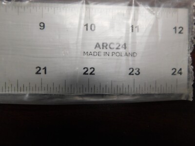 Alvin & Co 24'' Aluminum Center Finding Rule