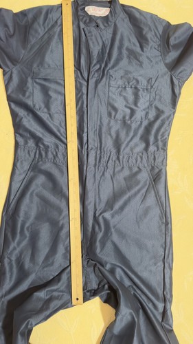 Red Kap Coveralls Jumpsuit Blue Tow Truck Mechanic Utility Work Costume Sz Small - Picture 7 of 9