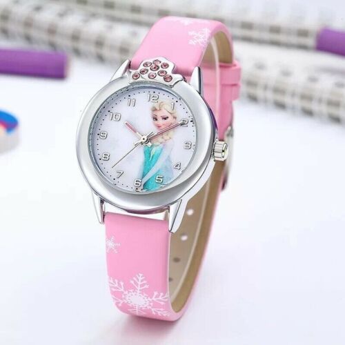 Disney Frozen Elsa & Anna Mädchen Kinder Kinder Party Damen Geschenk Armbanduhr UK - Bild 3 von 12