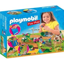 Playmobil® Carte De Jeu - 9331 - Promenade Avec Des Poneys