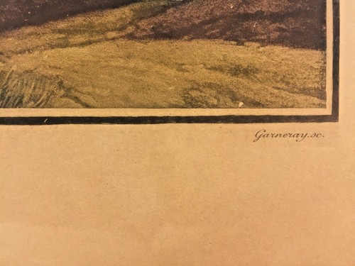 Hormiga francesa "Vue De Baltimore" puerto grabado por un grabador Garneray enmarcado - Imagen 5 de 12