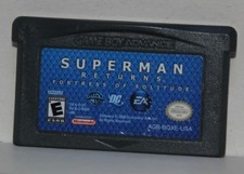 Superman Returns Fortress Of Solitude Gameboy Advance GBA EA Games DC WB
