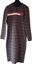 Preloved Womens Prada Aztec Sweater Dress Size IT 48 UK 16 Excellent Condition