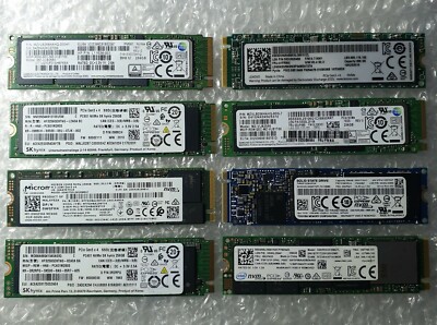 1 x gemischte Marken NVME M.2 2280 256GB SSD Solid State Drive SSD HP Dell Lenovo
