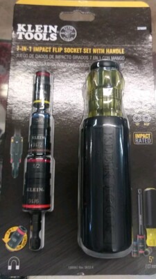 Klein Tools 7 In 1 Impact Flip Socket Set 32900r