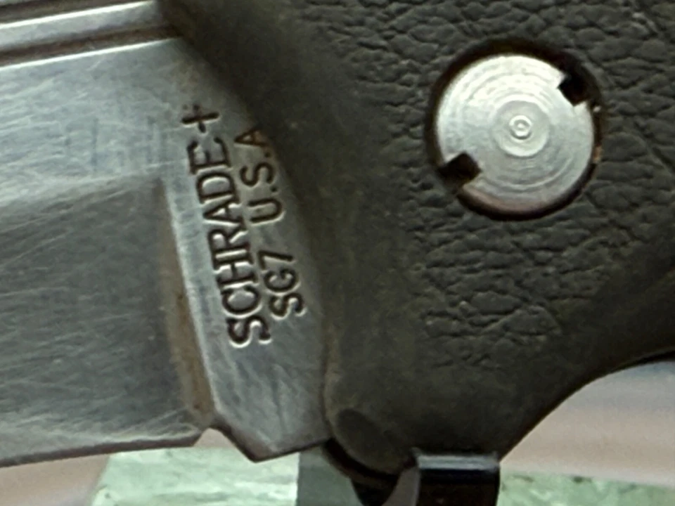 Винтажный Schrade США SG7 большой одно лезвие складной замок--722.25 - Изображение 3 из 4