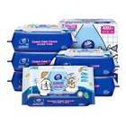 Vinda Flushable Gentle Moist Toilet Tissue Wet Hygiene Wipes 80pcs (Box of 6)