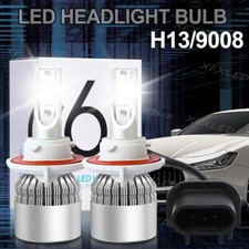 H13 9008 High Low Beam Led Headlight Bulb White 6000k Super Bright 6000k H13 9008 High Low Beam Led Headlight Bulb White 6000k Super Bright 6000k