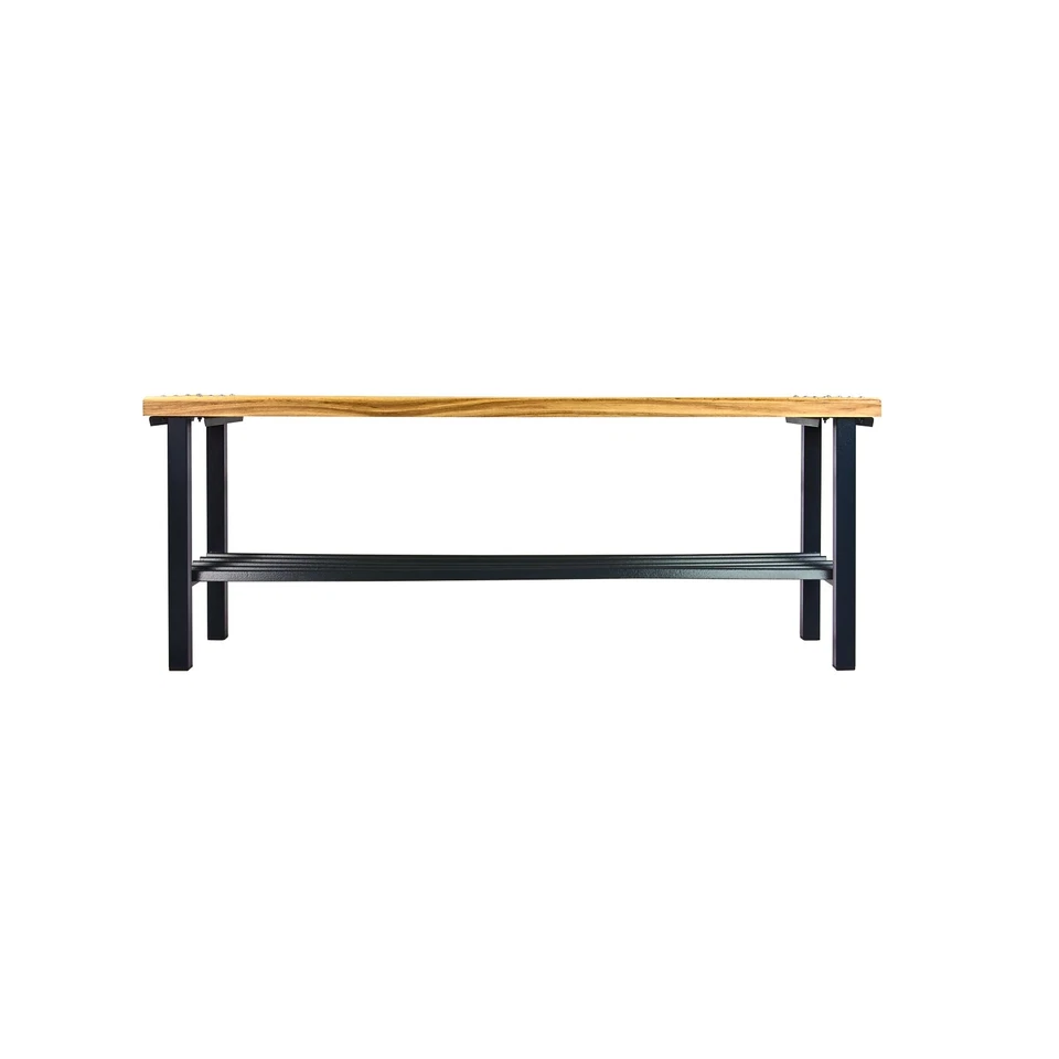 ADB Sitzbank Umkleidebank Garderobenbank 1000mm m.Schuhrost L1000xB400xH420mm - Bild 2 von 3