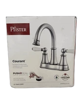 Pfister Courant 4 in. Centerset 2-Handle Bathroom Faucet in Polished Chrome