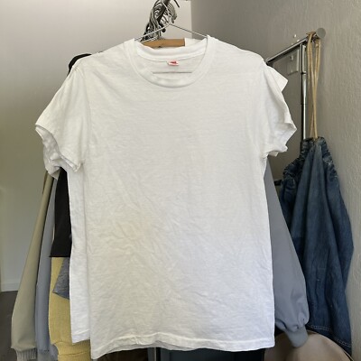 90s 00s HANES WHITE 白 半袖 SWEATSHIRT USA製 Wholesale Lots of 12 Vintage 90s Hanes Beefy-T Youth White