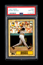 1987 Topps #320 BARRY BONDS RC ERROR Pittsburgh Pirates PSA 10 READ MORE!