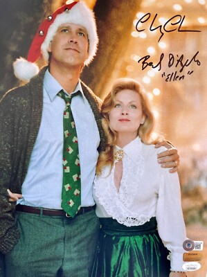 Chevy Chase / Beverly D'Angelo Signed Christmas Vacation 11x14 Photo JSA  COA | eBay