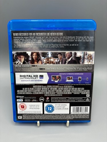 Independence Day (1996) Will Smith / Bill Pullman - ID4 Extended Cut Blu-ray - Picture 2 of 3