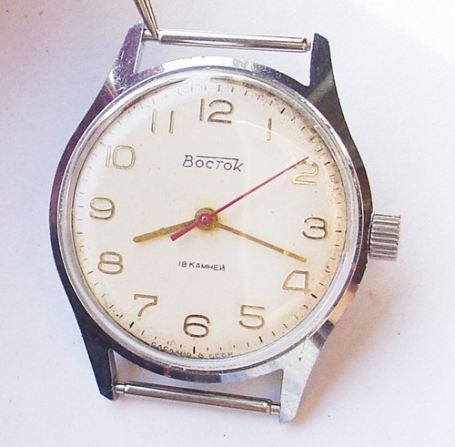 VINTAGE SOVIET RARY WOSTOK (VOSTOK) 2209 WATCH 60s White Dial Serviced - Picture 6 of 17