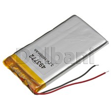 New 3.7V 1600mAh Internal Li-ion Polymer Battery 72.4x36.6x4.9mm 493772 16-0194