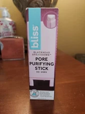 Bliss Blackhead Breakdown Pore Purifying Stick .53 oz New in Box